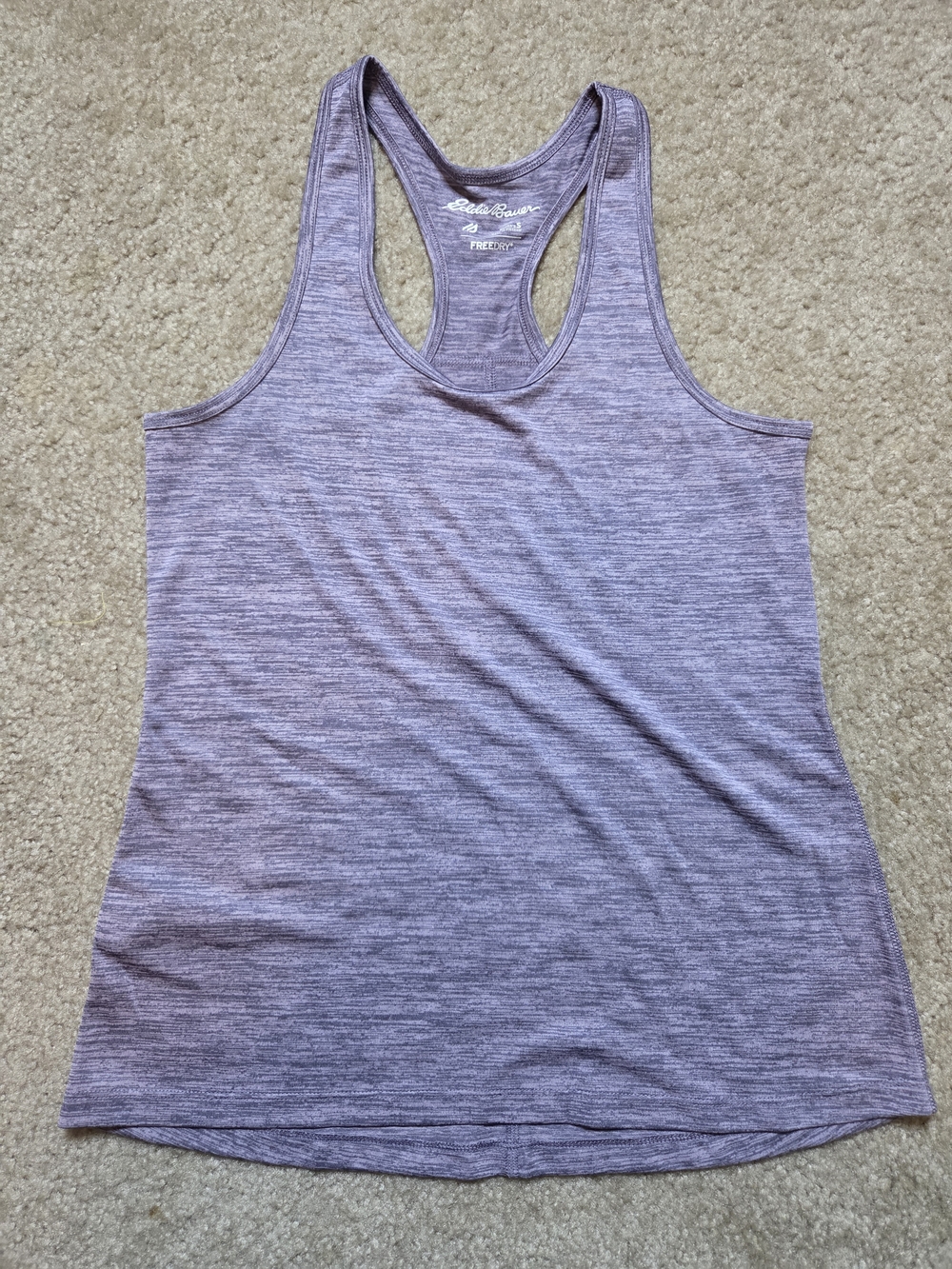 Eddie Bauer Racerback Tank Top Lightweight Casual Athleisure Minimalist Basic-S